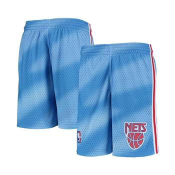 Mitchell and Ness | Youth Blue New Jersey Nets Hardwood Classics Swingman Shorts商品图片,