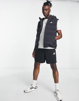 Adidas | adidas Outdoor Helionic puffer gilet in black商品图片,