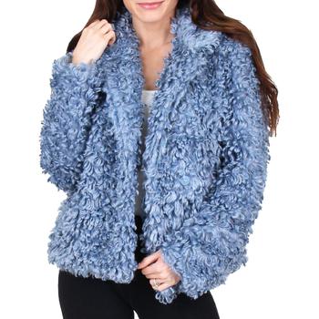 推荐Tahari Pepper Curly Women's Faux Fur Cozy Winter Teddy Coat商品
