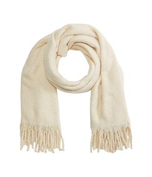 Madewell | Textured Solid with Contrasting Fringe Scarf商品图片,