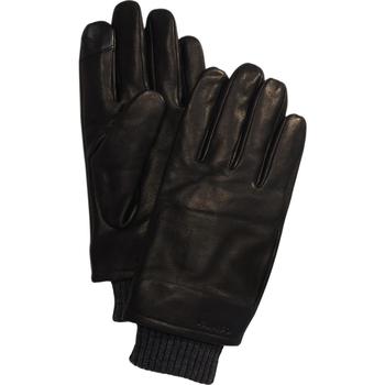 商品Calvin Klein Mens Leather Fleece Lined Leather Gloves图片
