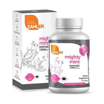 商品Zahler | Mighty Mini Once-Daily Prenatal Vitamins With DHA - 90 Softgels,商家Macy's,价格¥272图片
