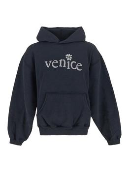 商品ERL | "Venice" Black Hoodie,商家OLUXURY,价格¥776图片