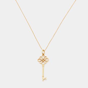 商品Tiffany & Co. Knot Key 18k Yellow Gold Pendant Necklace图片