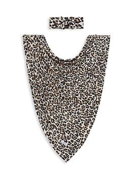 商品Baby Girl's Lana 2-Piece Leopard-Print Swaddle & Headband,商家Saks Fifth Avenue,价格¥307图片