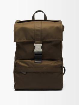加拿大芬迪男包, Fendi | FF-clasp technical-canvas backpack商品图片 