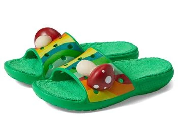 Crocs | Zen Garden Sensory Classic Terry Cloth Slide (Little Kid/Big Kid),商家Zappos,价格¥148