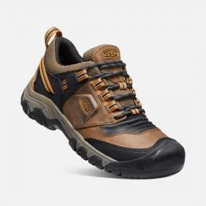 推荐Keen - Ridge Flex WP - Men's - Bison/Gold Regular 14商品