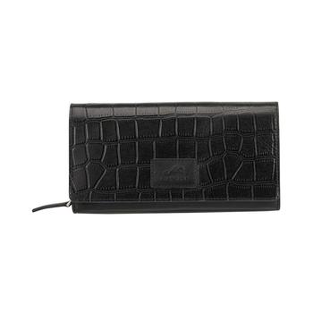 Vicenzo Leather, Mancini Leather Goods | Women's Croco Collection RFID Secure Clutch Wallet商品图片 