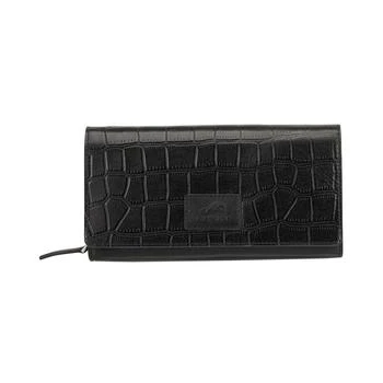 Mancini Leather Goods | Women's Croco Collection RFID Secure Clutch Wallet 