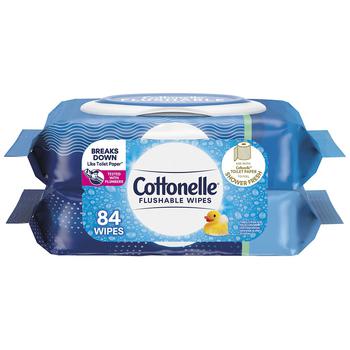 商品Cottonelle | Fresh Care Flushable Wet Wipes,商家Walgreens,价格¥43图片