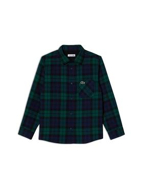 商品Lacoste | Boys' Plaid Flannel Shirt - Little Kid, Big Kid,商家Bloomingdale's,价格¥543图片