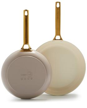 Greenpan | GreenPan Taupe Reserve Healthy Ceramic Nonstick 2Pk Frying Pan Skillet With商品图片,5.7折