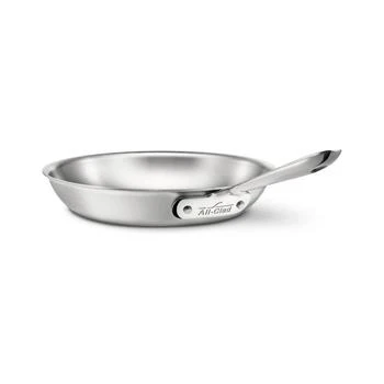 D5 Brushed Stainless Steel 10" Fry Pan