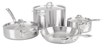 商品Viking | Viking Professional 5-Ply Stainless Steel 7 Piece Cookware Set,商家Premium Outlets,价格¥6797图片