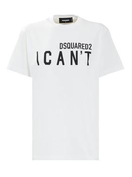 推荐Dsquared2 Slogan Print T-Shirt商品