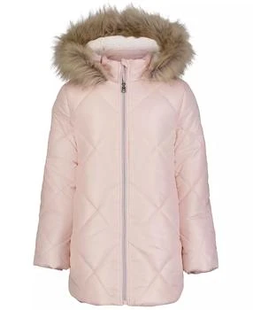 Calvin Klein | Big Girls Diamond Quilt Puffer Jacket,商家Macy's,价格¥432