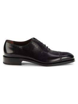 菲拉格慕男鞋男鞋, Salvatore Ferragamo | Perforated Leather Oxfords商品图片 6.1折