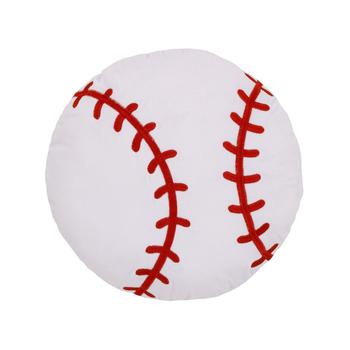 推荐Toddler Boy's Sports Decorative Pillow Baseball with Embroidery商品