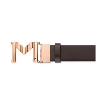 MontBlanc | M Buckle Reversible Leather Belt商品图片,