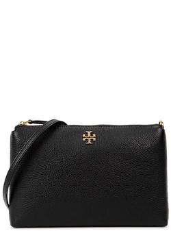 推荐Kira black leather cross-body bag商品