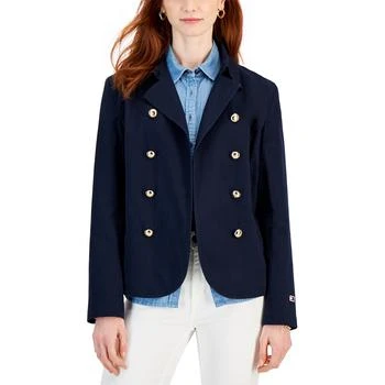 Tommy Hilfiger | Women's Double-Breasted Open-Front Jacket 7.4折×额外7折, 额外七折