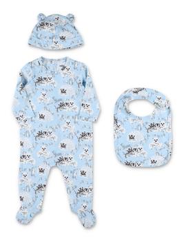推荐Kenzo Kids Allover Graphic Printed Babygrow Set商品