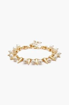 ROSANTICA | Gold-tone faux pearl bracelet,商家THE OUTNET US,价格¥1034