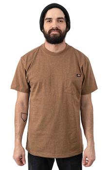 迪克斯, DICKIES | (WS450HBDH) S/S Heavyweight T-Shirt - Brown Duck Single Dye Heather商品图片 7.1折×额外7折, 额外七折