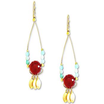 商品MINU Jewels | Gold-Tone Red Jade & Amazonite Beaded Chandelier Earrings,商家Macy's,价格¥538图片