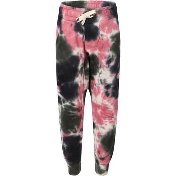 monster, Munster | Tie dye logo track pants in black and pink商品图片 5.5折×额外7.5折, 额外七五折