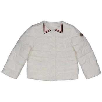 moncler kids, Moncler | Kids White Logo-trim Padded Jacket商品图片 5.9折