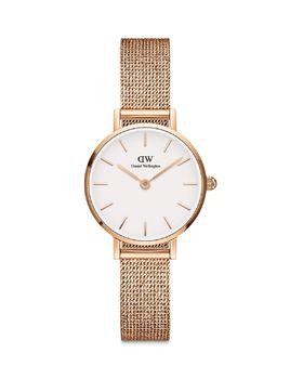 Daniel Wellington | Petite Pressed Melrose Watch, 24mm商品图片,7折, 满$100减$25, 独家减免邮费, 满减