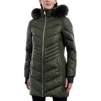 Michael Kors | Women's Faux-Fur-Trim Hooded Puffer Coat商品图片,7.5折×额外7折, 额外七折