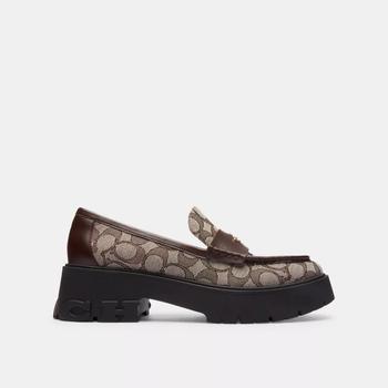 Coach Ruthie Loafer In Signature Jacquard - Casual Shoes