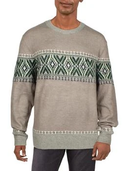 Nautica | Mens Aztec Print Ribbed Trim Crewneck Sweater 4.1折