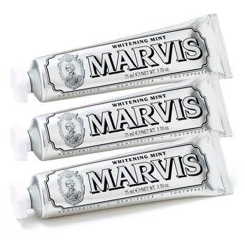 Marvis | Marvis玛尔斯 银色经典薄荷味牙膏 - 3*85ml商品图片,额外7.8折x额外9.5折, 额外七八折, 额外九五折