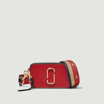 推荐The Americana Snapshot saffiano leather bag True red Marc Jacobs商品