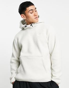 essentials hoodie多少钱, NIKE | Nike Sportswear Sport Essentials borg hoodie in stone商品图片 7折