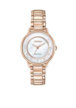 推荐Women's Eco-Drive Circle of Time Diamond Watch商品