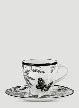 Gucci | Set of Two Herbarium Coffee Cups with Saucers,商家LN-CC,价格¥2941
