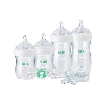 商品NUK | Simply Natural 9 piece Baby Bottles with SafeTemp Gift Set - White,商家Macy's,价格¥317图片