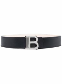 推荐Balmain Man's B-Belt Black Leather Belt商品