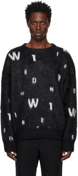 We11done | Black Lettering Sweater商品图片,4.3折