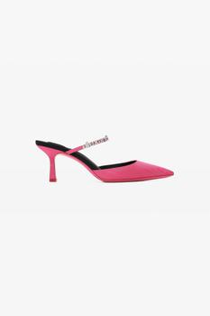 Alexander Wang | DELPHINE 65 LOGO STRAP MULE IN VISCOSE商品图片,