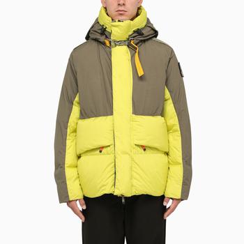 推荐Grey/yellow padded nylon down jacket商品