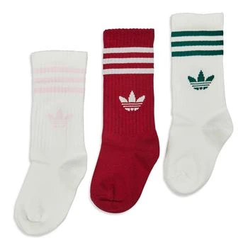 推荐adidas Kids Mid Ankle 3 Pack - Unisex Socks商品