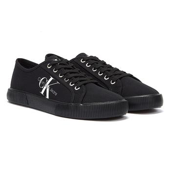 美国ck牛仔裤, Calvin Klein | Calvin Klein Jeans Essential Vulcanized 1 Mens Triple Black Trainers商品图片 5.8折
