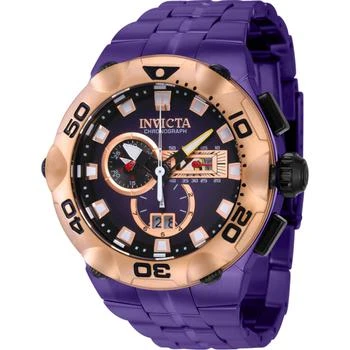 推荐Invicta Men's Watch - Subaqua Chronograph Date Display Purple Dial Bracelet | 41726商品