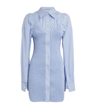 亚历山大王 连衣裙, Alexander Wang | Smocked Mini Dress商品图片 